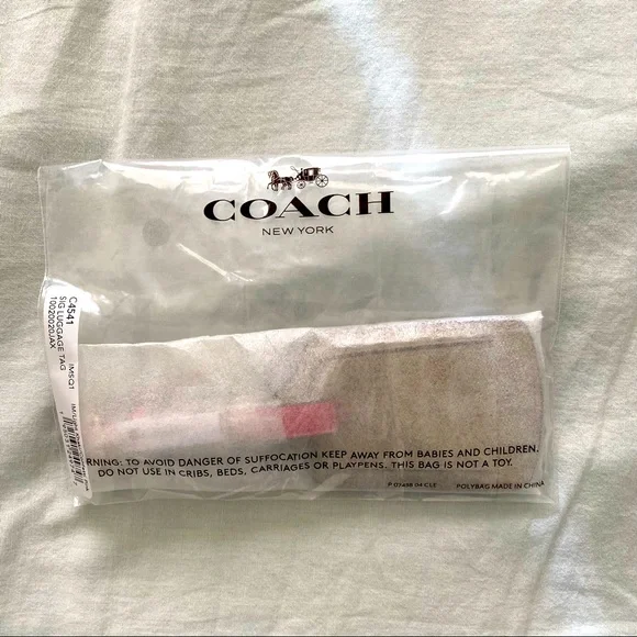 NWT Coach Luggage Tag in Signature Canvas - Picture 6 of 6